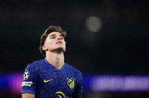 每体：阿尔瓦雷斯认为马竞向其承诺过，收到1亿欧报价就会放人