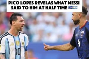 佛得角后卫：梅西有点生气地用西语和我说，“别碰我，这是犯规”